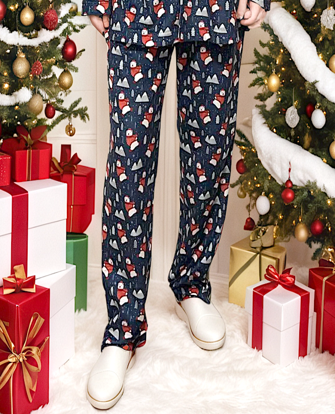 Unisex Pajama Pants/SNOWY