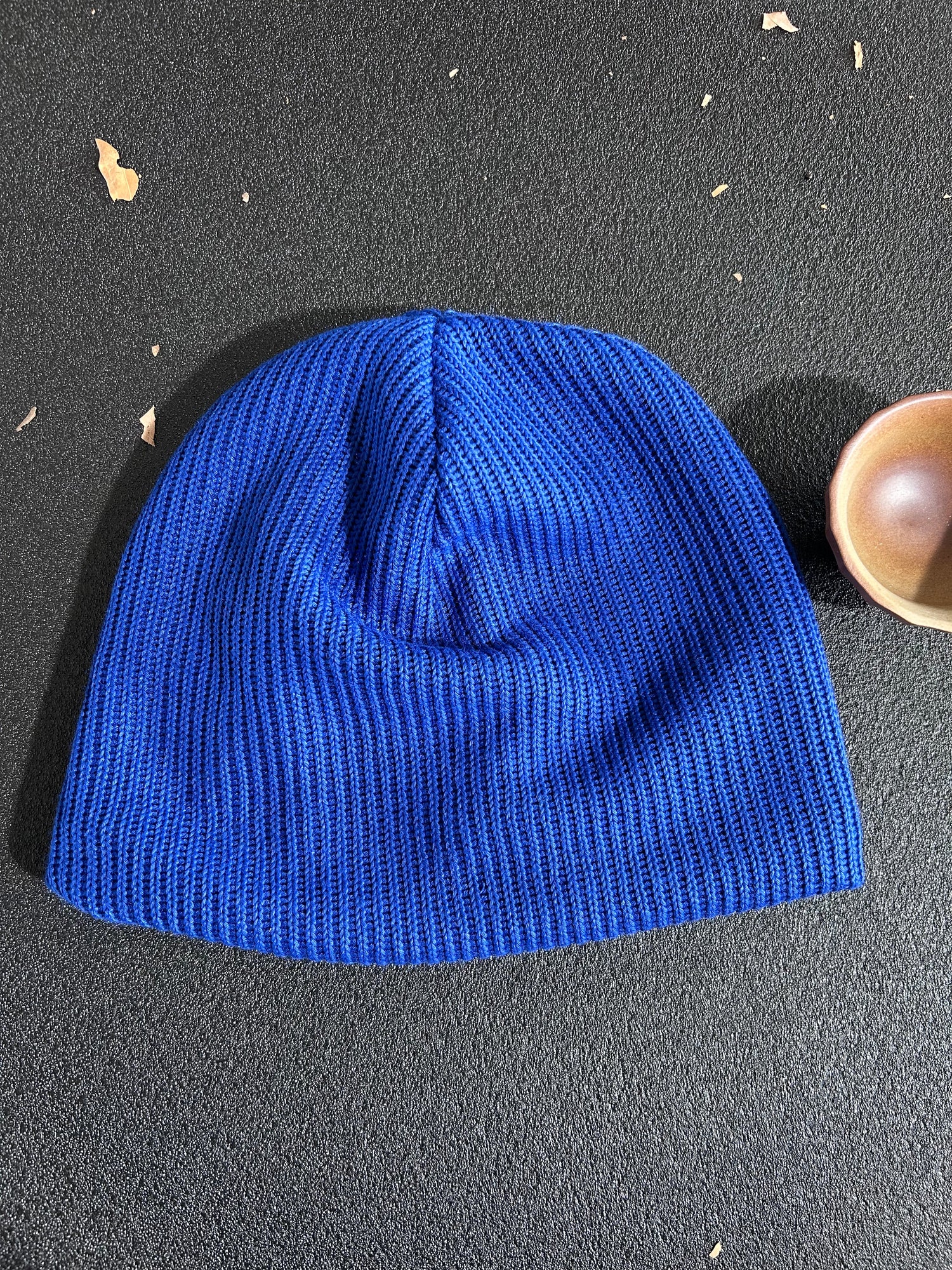 Unisex adults Beanie Hat Winter Knitted Cap Sports Casual-Royal Blue