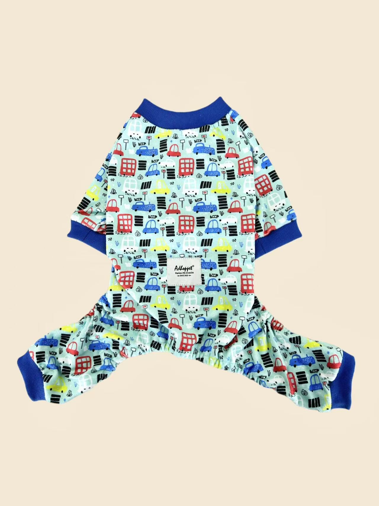CAR-Printed Antibacterial Dog Pajamas