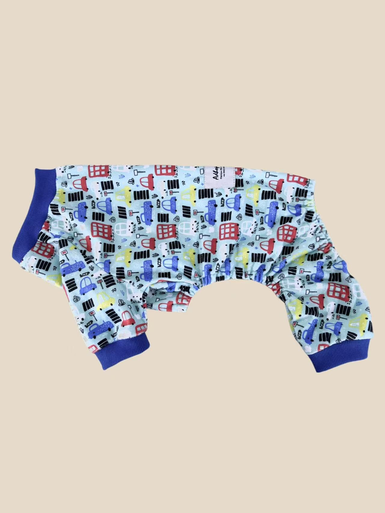 CAR-Printed Antibacterial Dog Pajamas